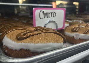 Holey Schmidt Donuts churro flavored donut