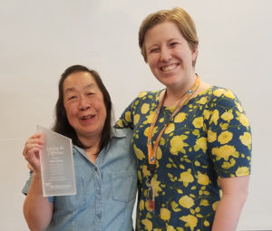2018 Volunteer of the Year Jane Chang