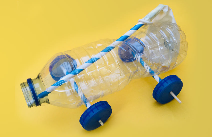 How to Make a Water Bottle Balloon Car