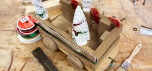 Wooden Pull Toy Sled