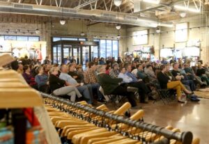 Science Distilled event at The Patagonia Outlet in Downtown Reno