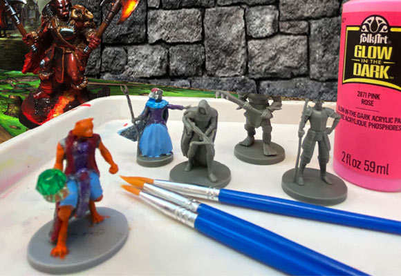 Dungeons & Dragons Miniature Figurine Painting