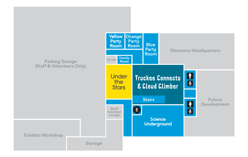 Lower Level Museum Floor Plan