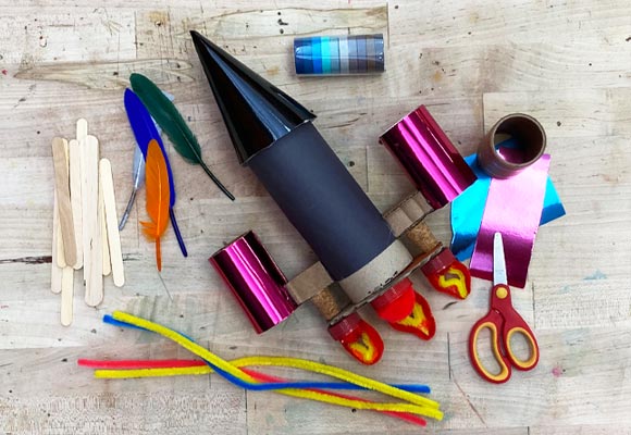 Invent a spaceship in Spark!Lab Smithsonian at The Discovery in downtown Reno, Nevada