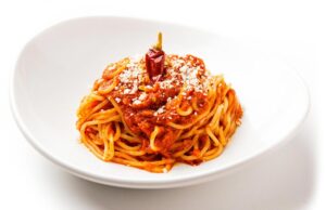 Arabiatta served at Pasta Fresca at The Discovery in downtown Reno, NV