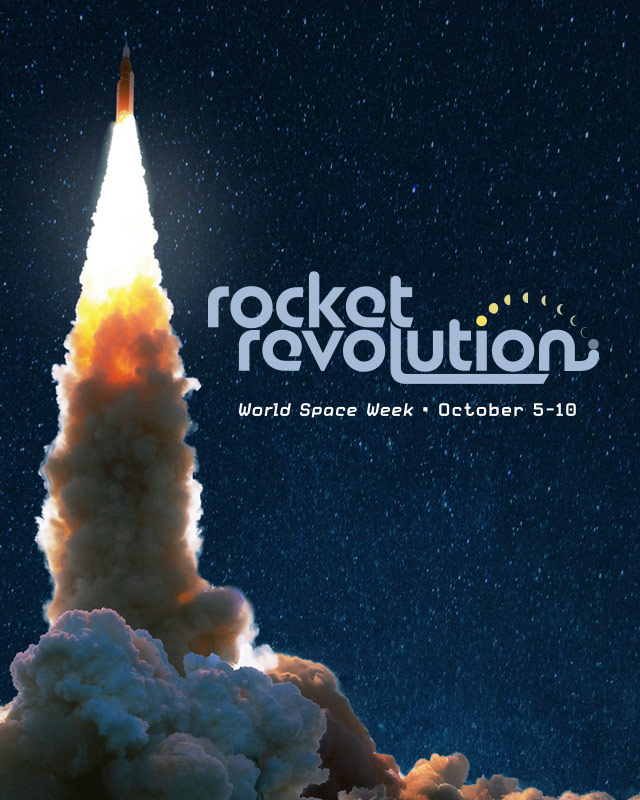 Rocket Revolution, World Space Week 2026 at The Discovery in downtown Reno, Nevada